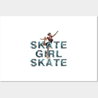 Skate Girl Skate Posters and Art